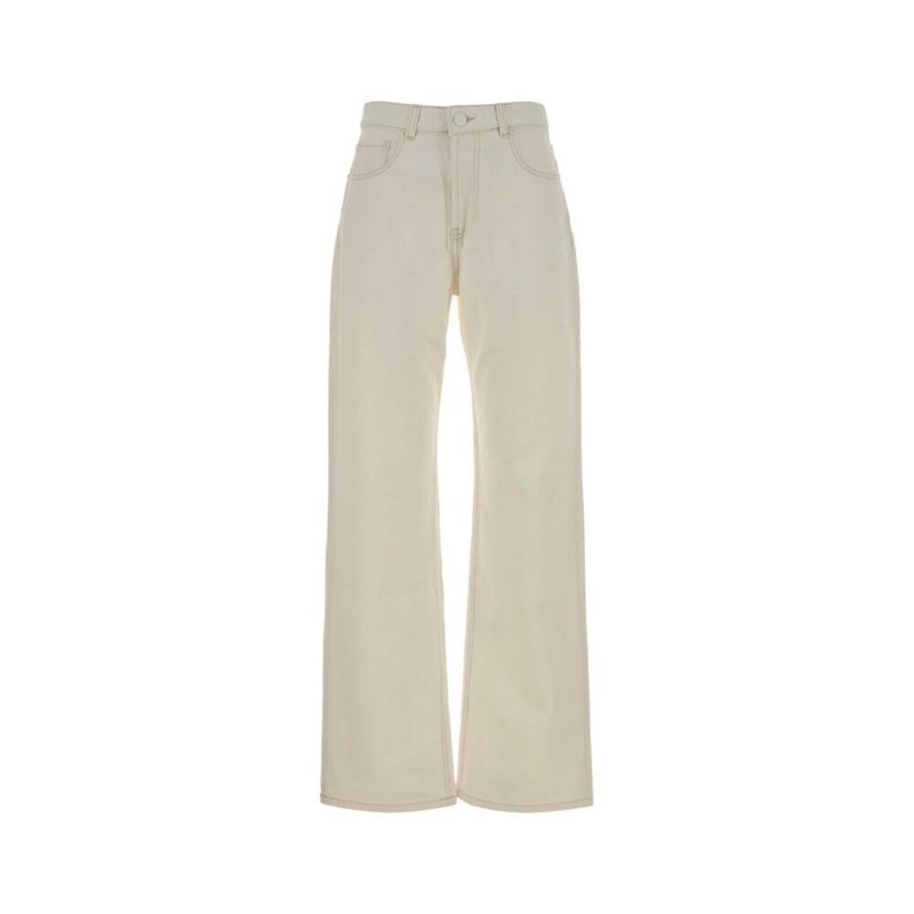 Ami Women White Denim Jeans